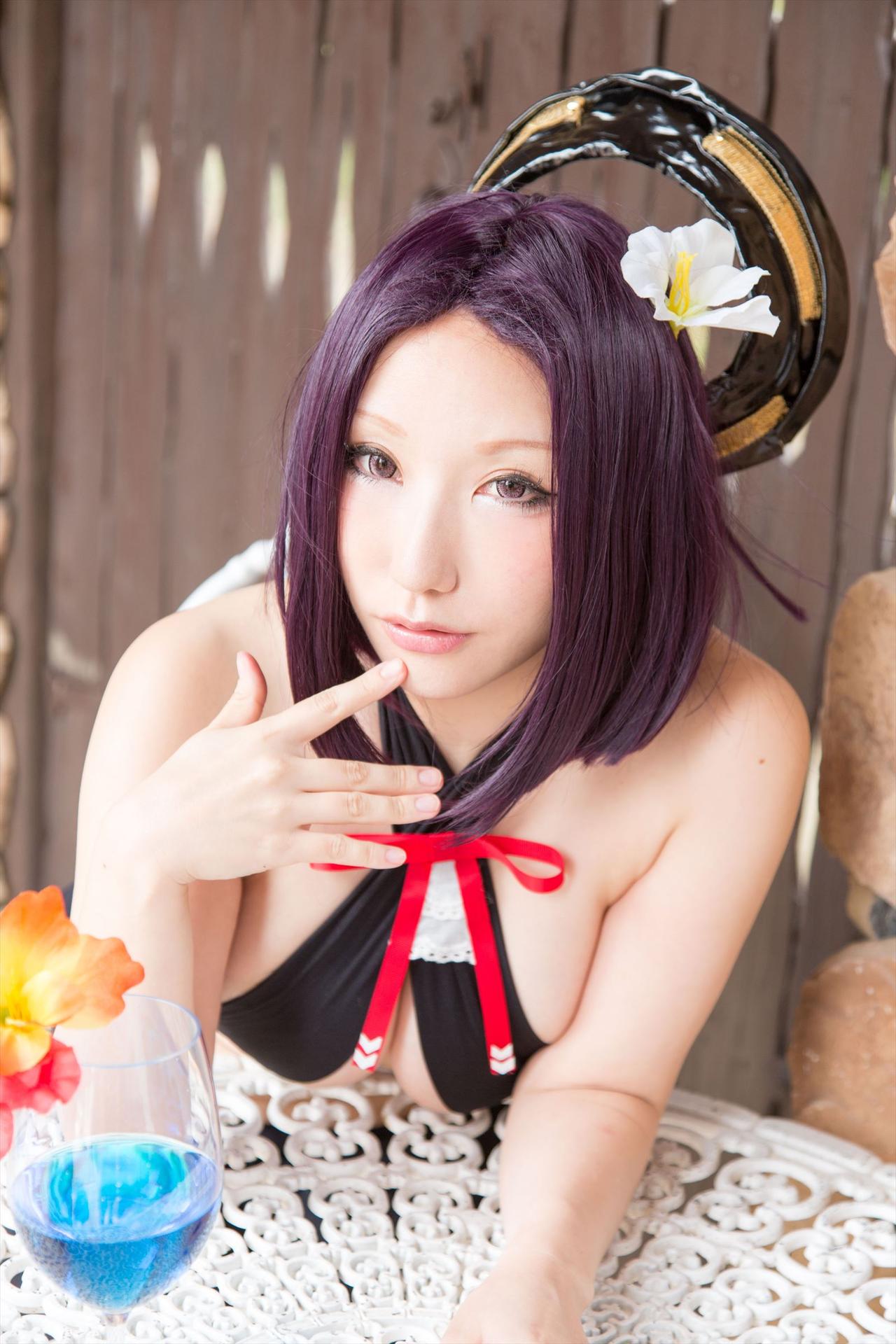 Big chest goddess teases Tatsuta bikini Saku animation show(26)