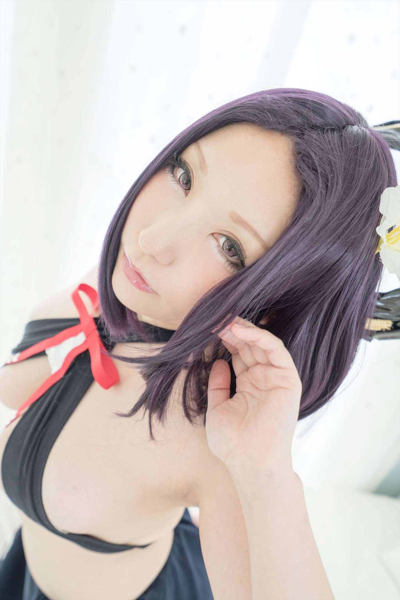 Big chest goddess teases Tatsuta bikini Saku animation show(39)