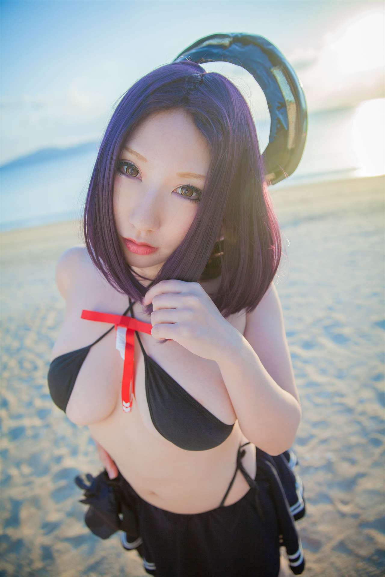 Big chest goddess teases Tatsuta bikini Saku animation show(55)