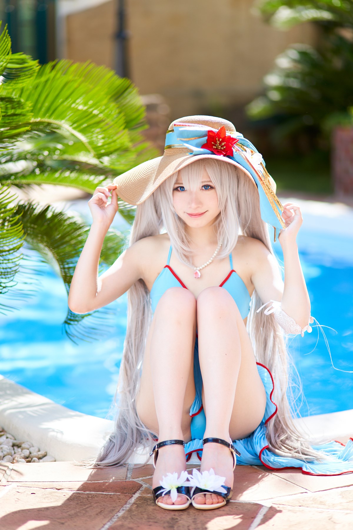 Holiday swimming sexy uniform photo beauty cosplay(17)