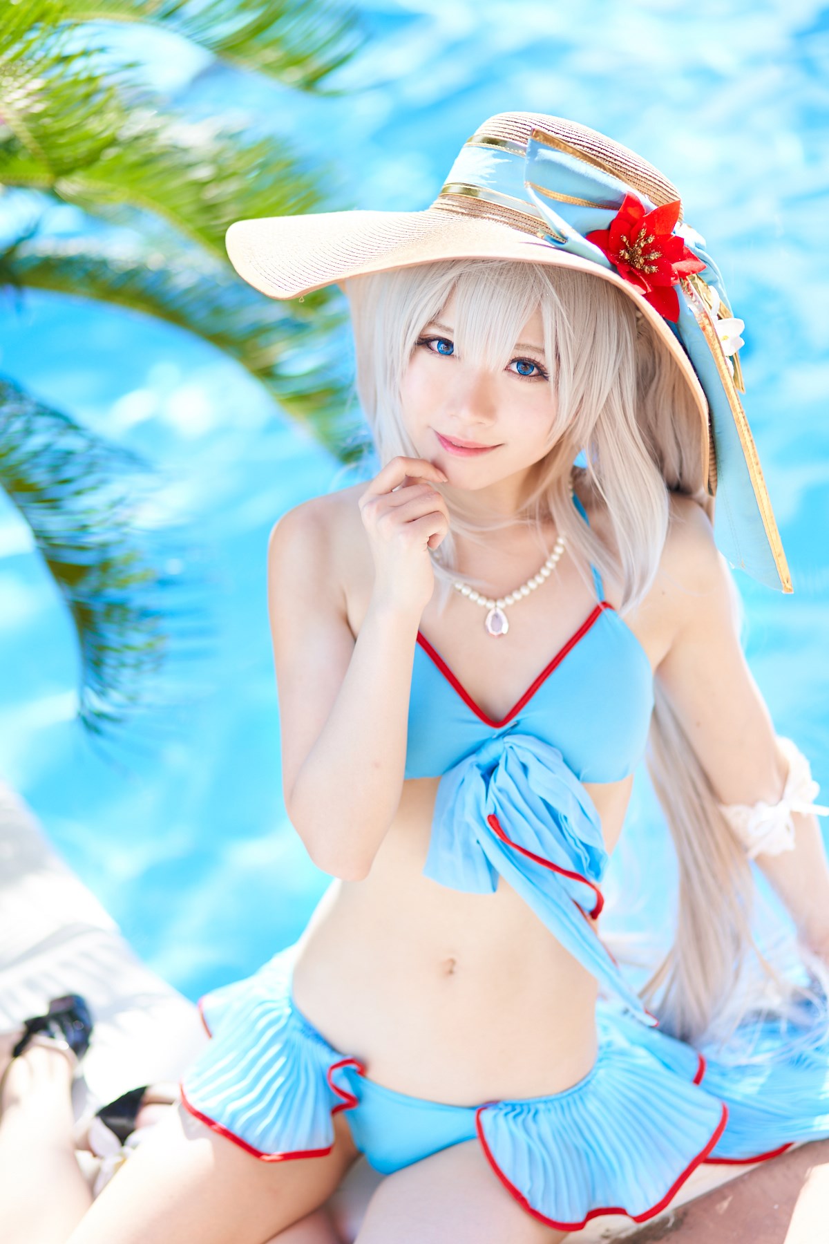 Holiday swimming sexy uniform photo beauty cosplay(27)