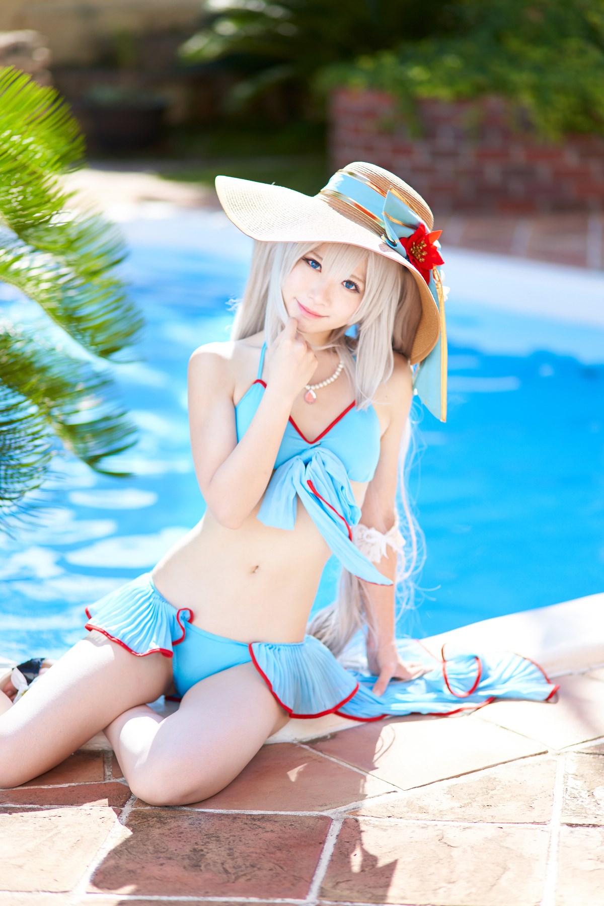 Holiday swimming sexy uniform photo beauty cosplay(42)