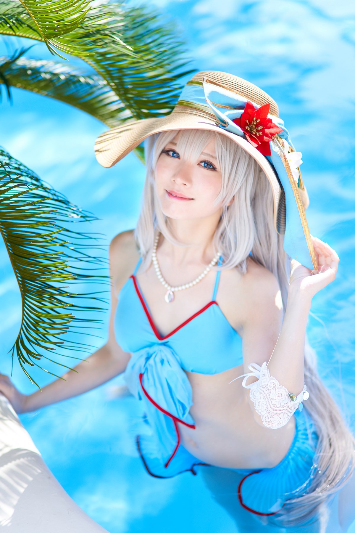 Holiday swimming sexy uniform photo beauty cosplay(40)