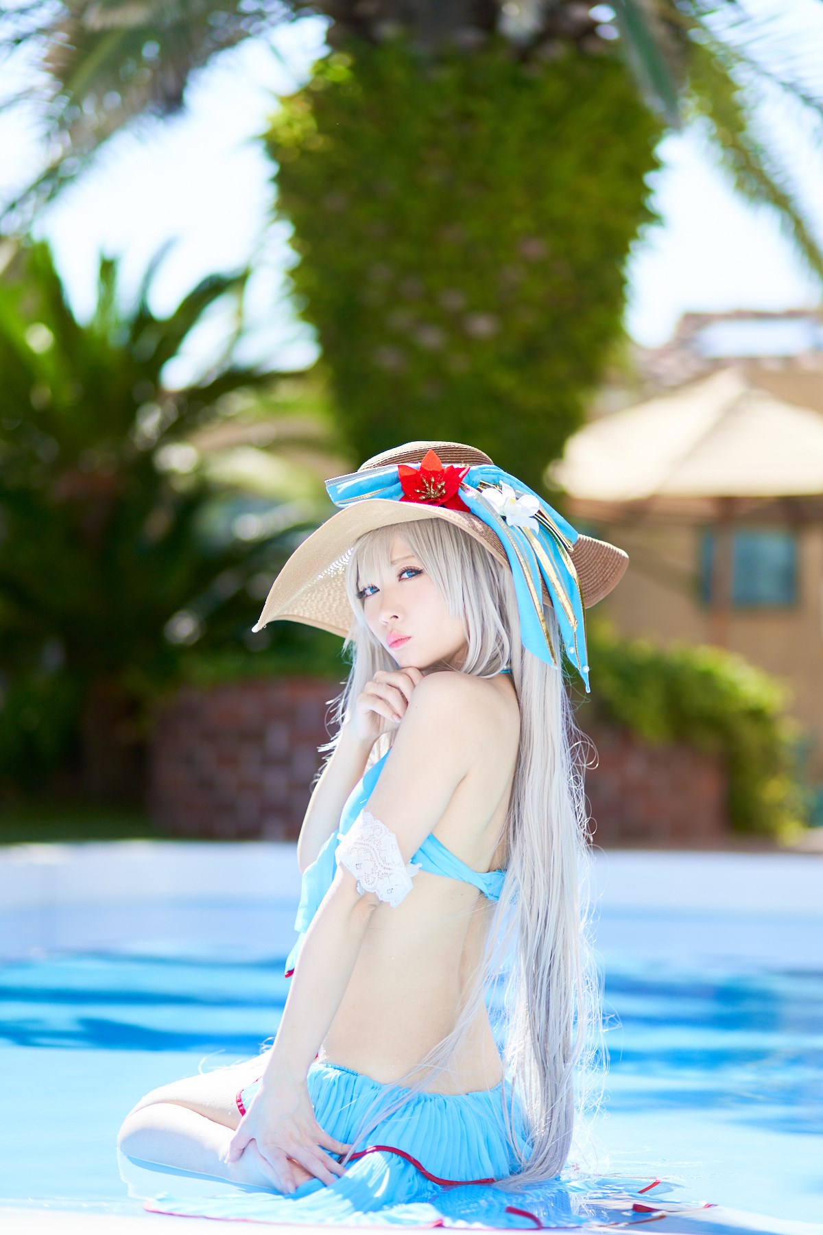 Holiday swimming sexy uniform photo beauty cosplay(54)