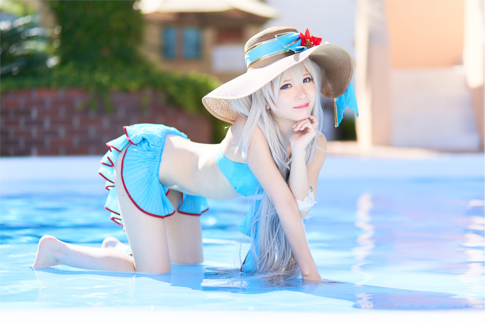 Holiday swimming sexy uniform photo beauty cosplay(68)