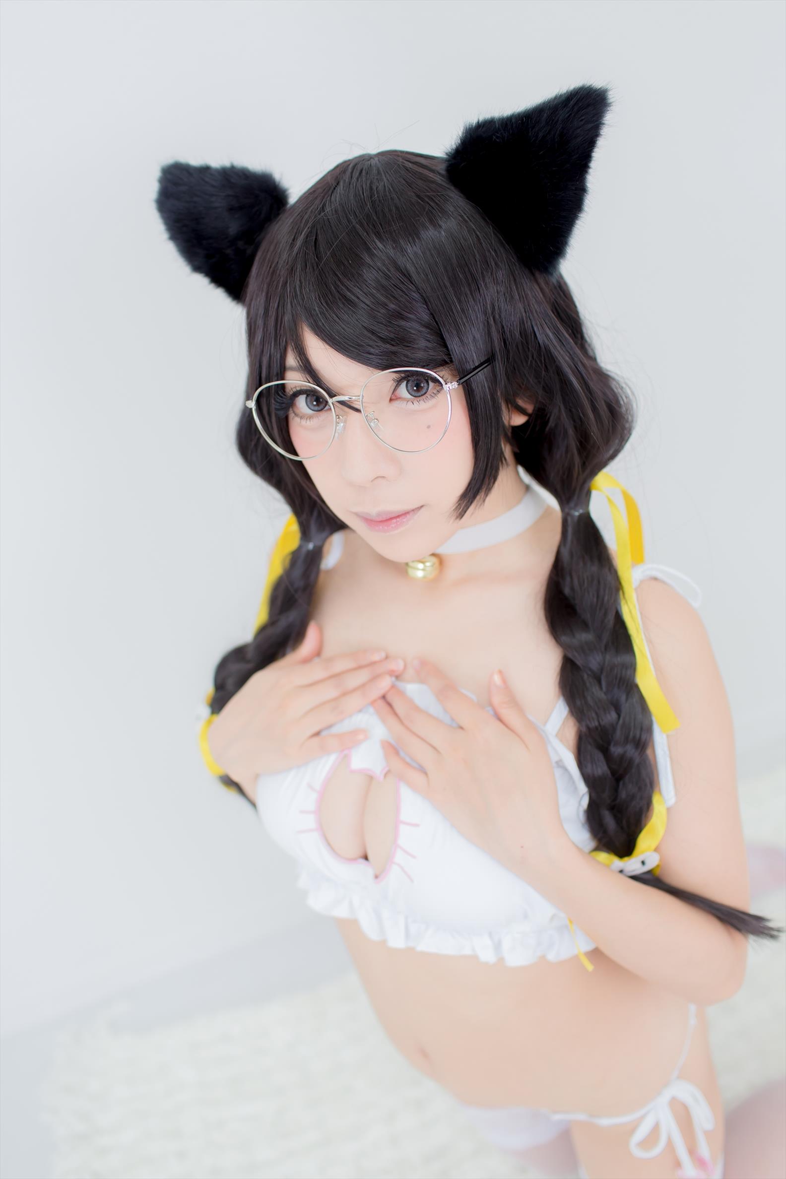 The temptation of black silk cosplay(65)