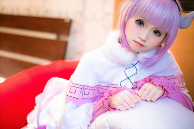 Kanna cosplay, a pure and innocent Dragon Girl, is cruel and lovely(2)