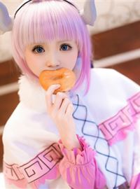 Kanna cosplay, a pure and innocent Dragon Girl, is cruel and lovely(7)