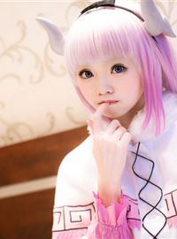 Kanna cosplay, a pure and innocent Dragon Girl, is cruel and lovely(9)