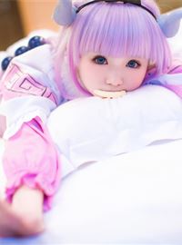 Kanna cosplay, a pure and innocent Dragon Girl, is cruel and lovely(12)