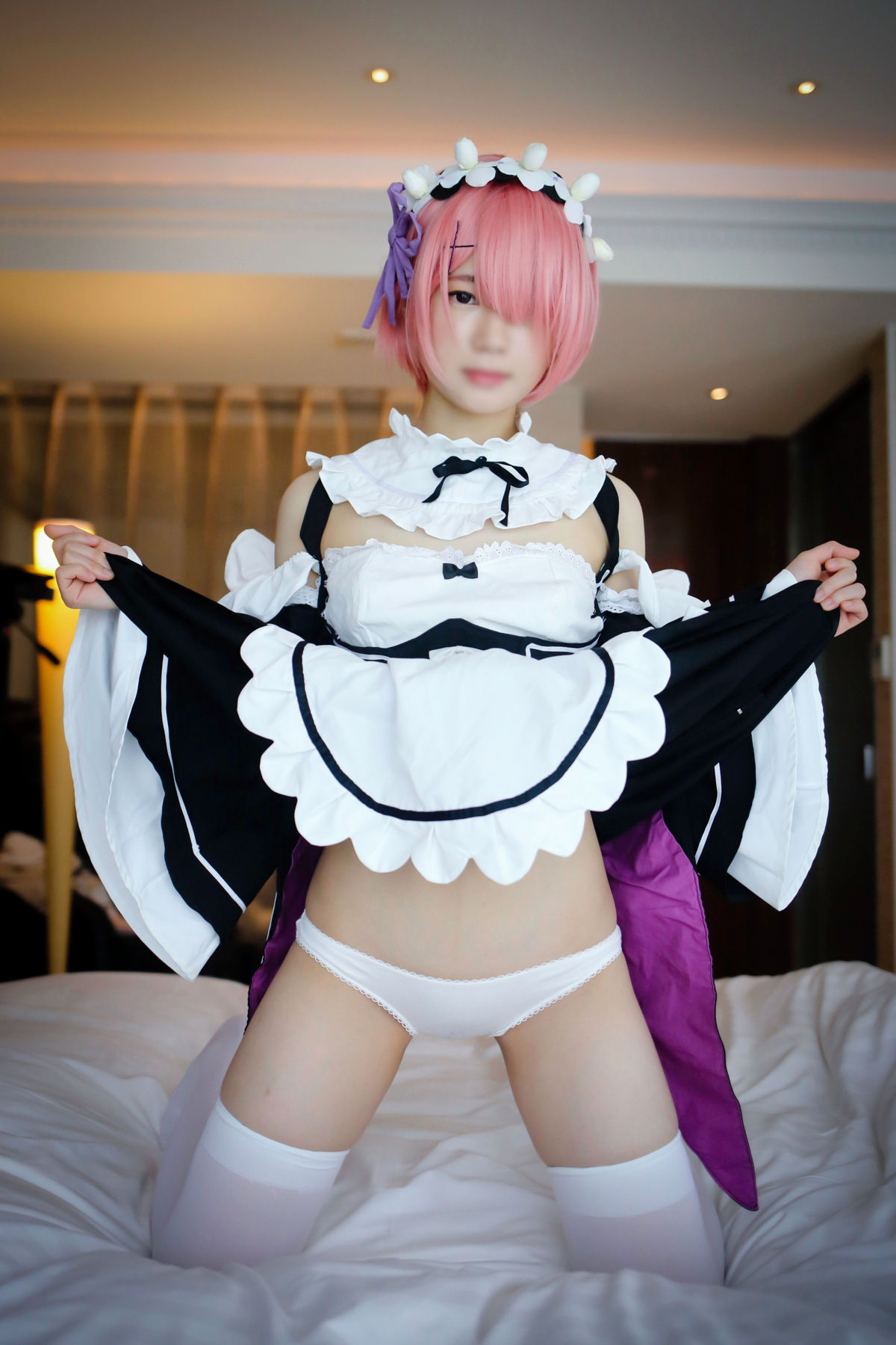 Naughty non REM ero Cosplay twin sister(22)