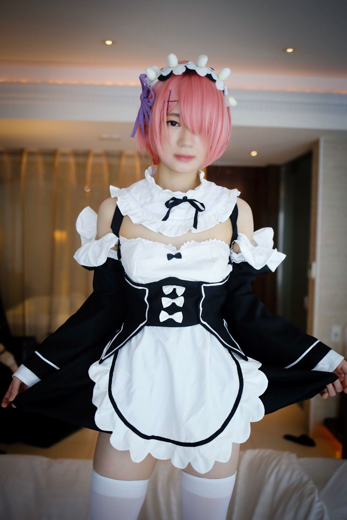 Naughty non REM ero Cosplay twin sister(25)