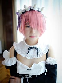 Naughty non REM ero Cosplay twin sister(16)