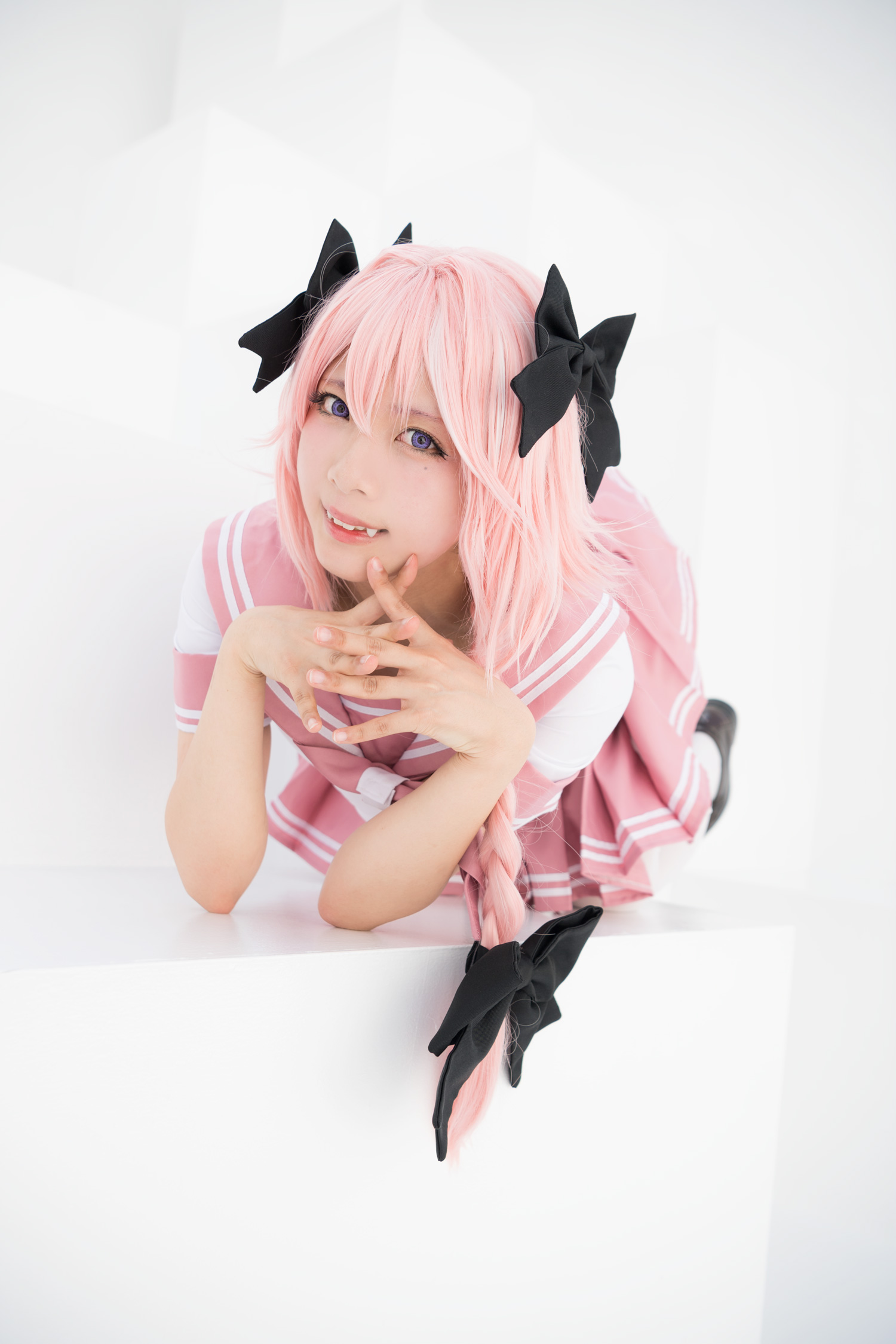 Astolfo Cosplay little Lori with fangs(34)