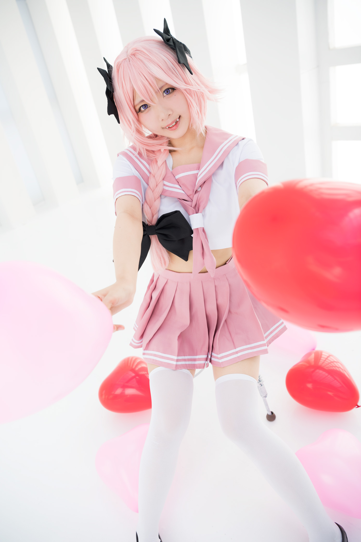 Astolfo Cosplay little Lori with fangs(39)