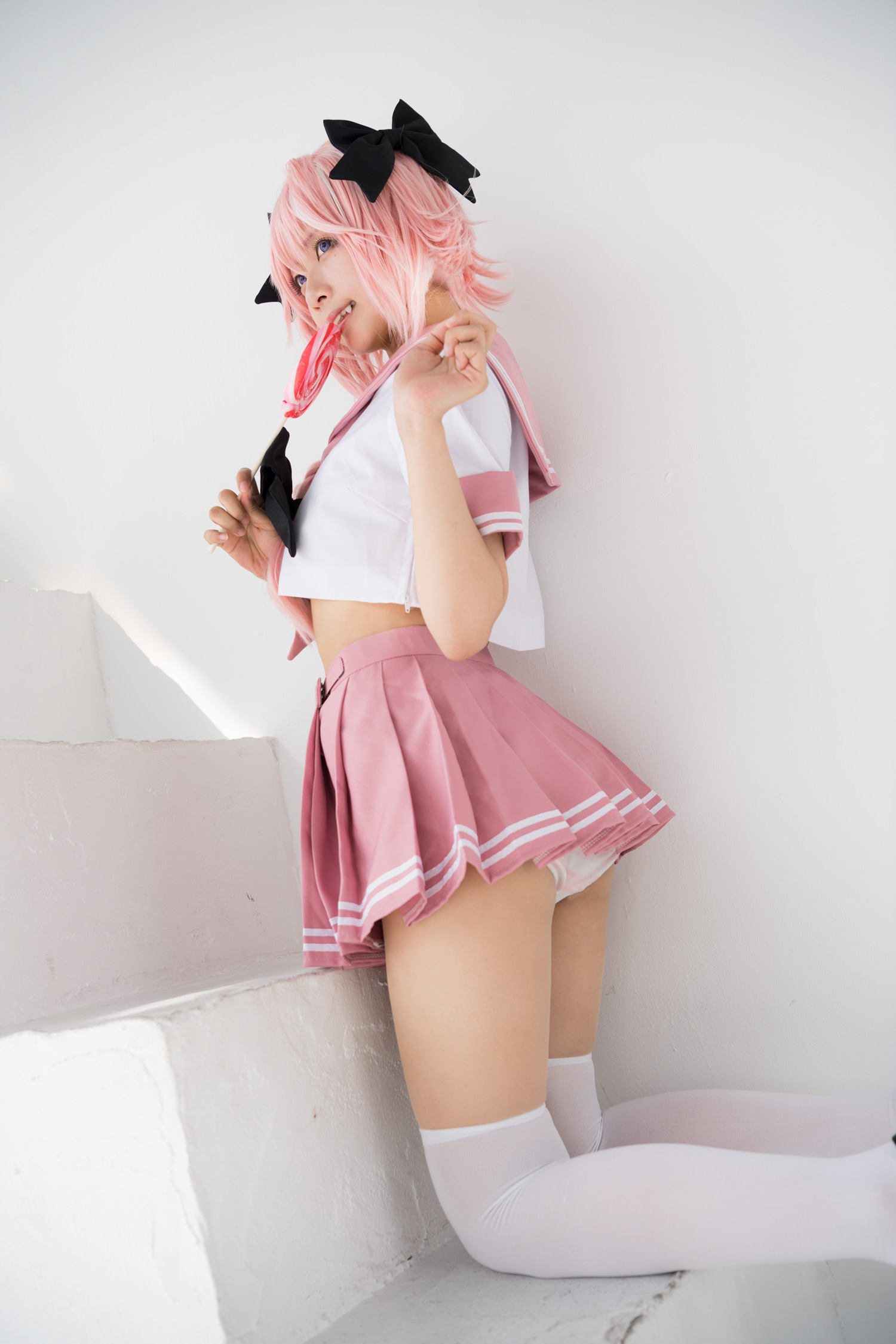 Astolfo Cosplay little Lori with fangs(90)