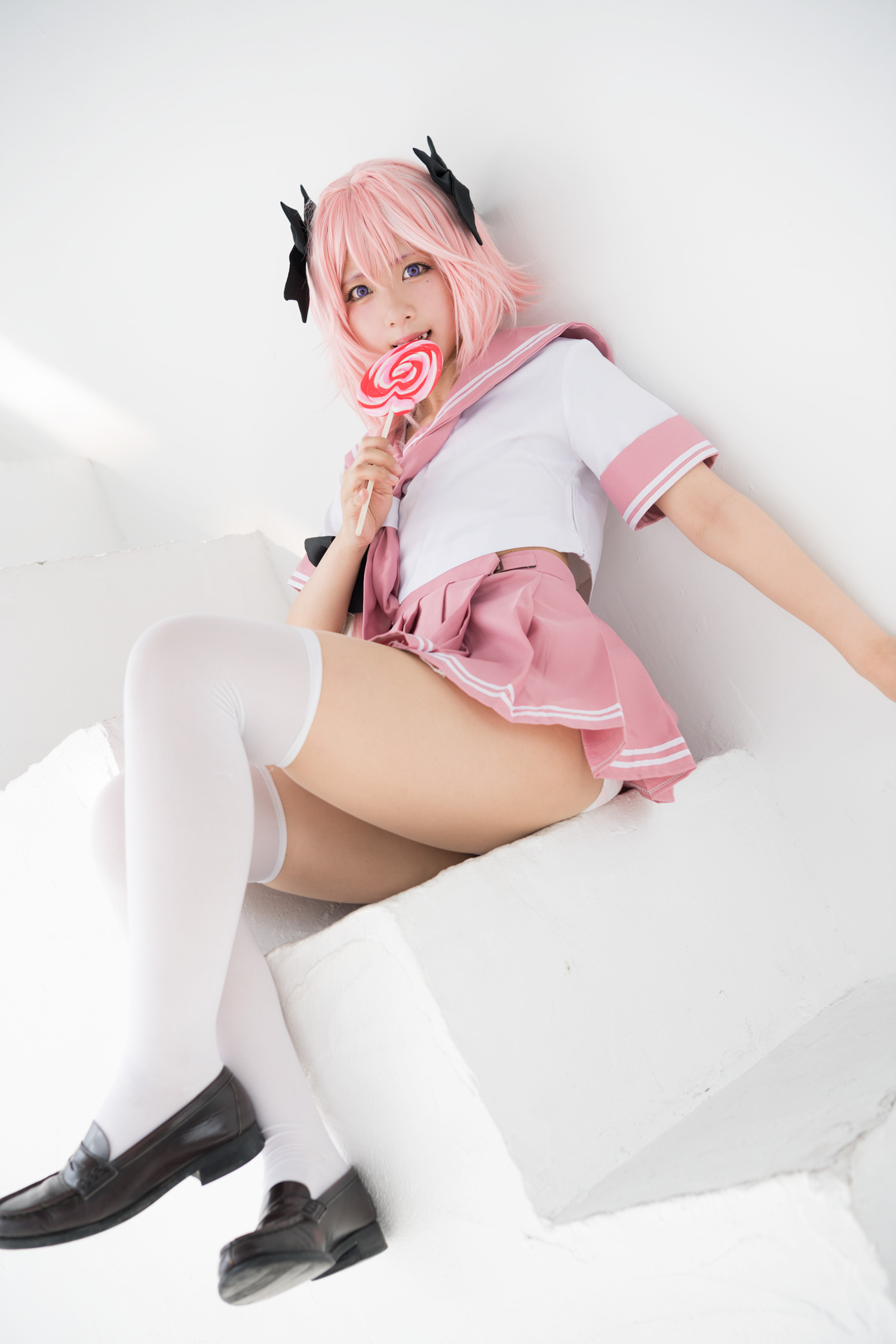 Astolfo Cosplay little Lori with fangs(89)