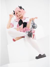 Astolfo Cosplay little Lori with fangs(27)