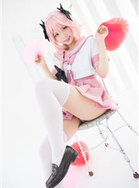 Astolfo Cosplay little Lori with fangs(46)