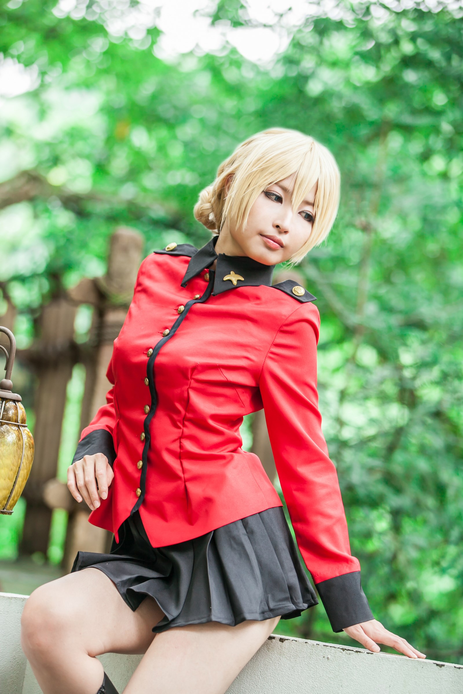 Bold Darjeeling Cosplay naasan women in girls and armor set(22)