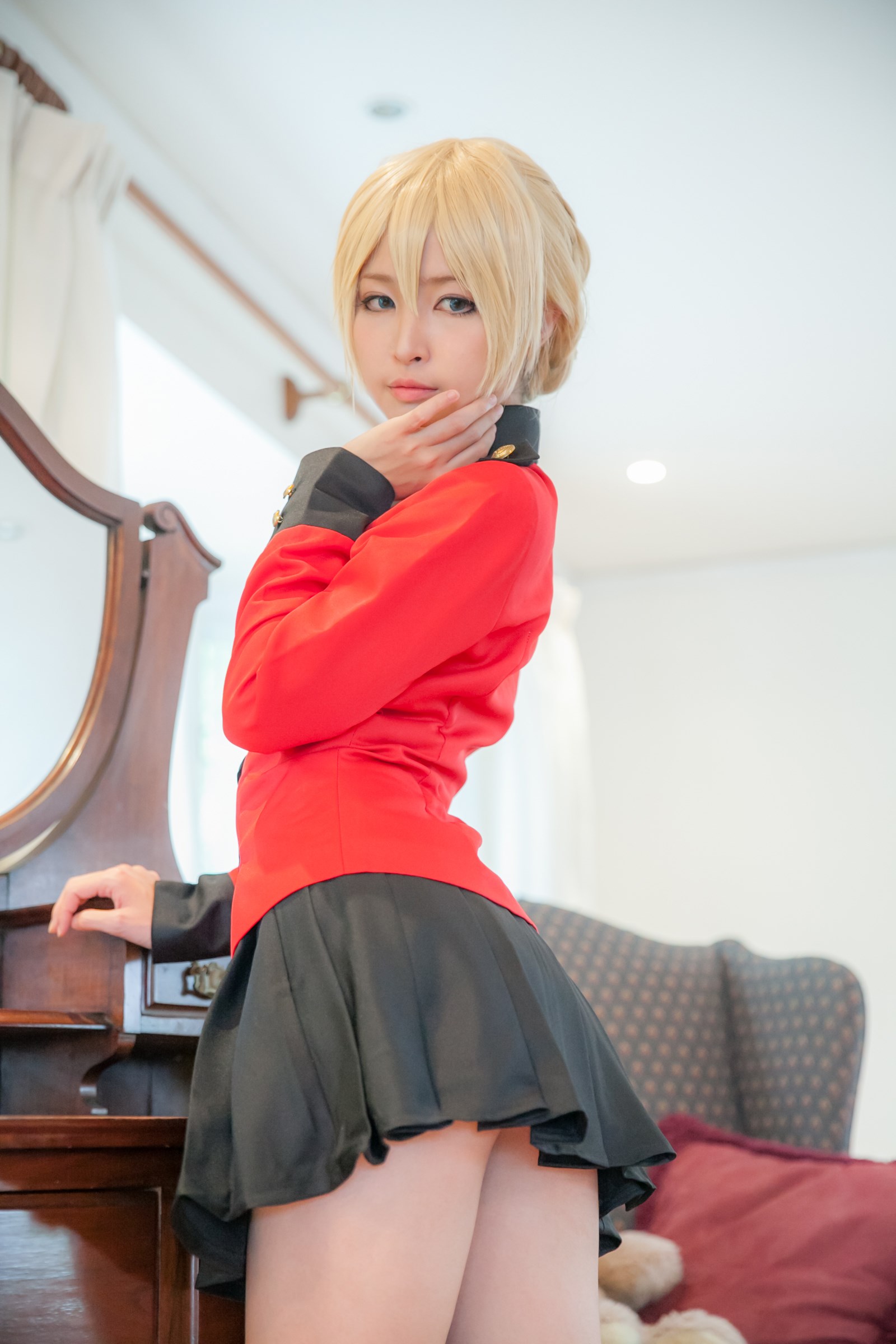 Bold Darjeeling Cosplay naasan women in girls and armor set(5)