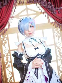 Charming maid ram and REM animation reality show work hard(28)