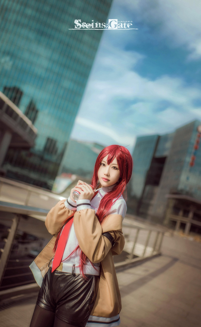 Makise kurisu Cosplay beautiful girl(3)