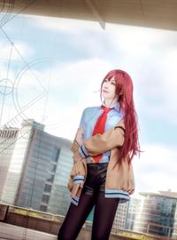 Makise kurisu Cosplay beautiful girl(11)