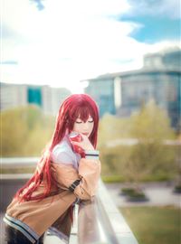 Makise kurisu Cosplay beautiful girl(14)