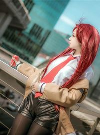 Makise kurisu Cosplay beautiful girl(4)