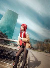 Makise kurisu Cosplay beautiful girl(7)