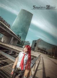 Makise kurisu Cosplay beautiful girl(8)