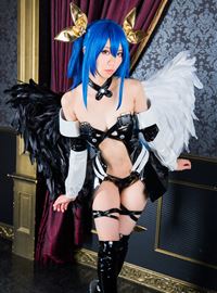 Kokagenokimi, the hot black angel cosplay(34)