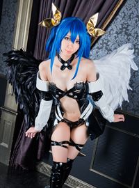 Kokagenokimi, the hot black angel cosplay(35)