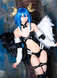 Kokagenokimi, the hot black angel cosplay(71)