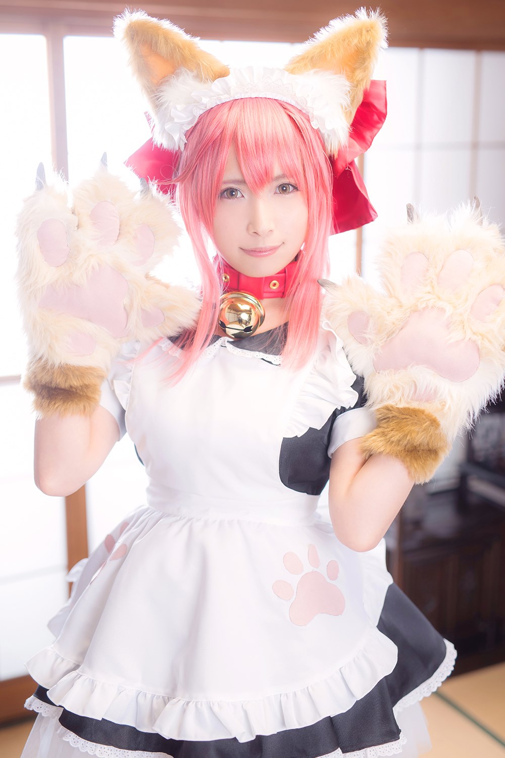 Cute cat play cosplay(2)