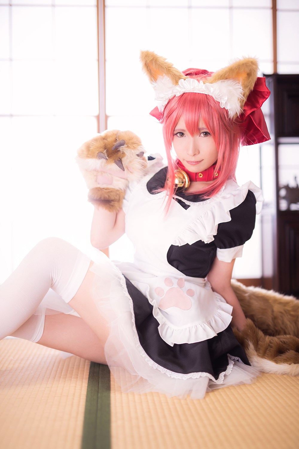 Cute cat play cosplay(10)