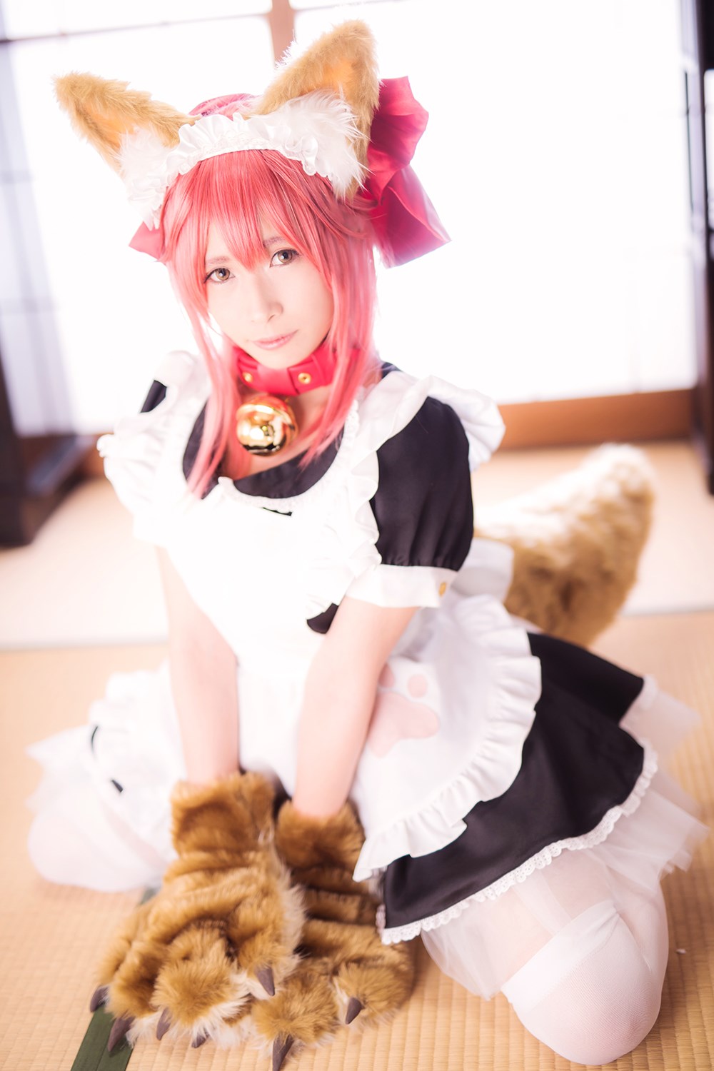 Cute cat play cosplay(11)