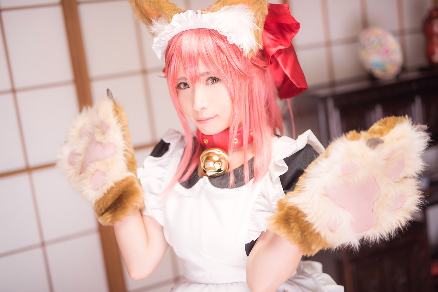 Cute cat play cosplay(14)