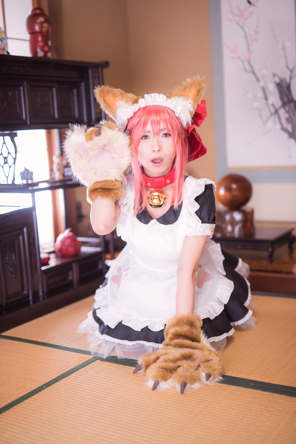 Cute cat play cosplay(25)