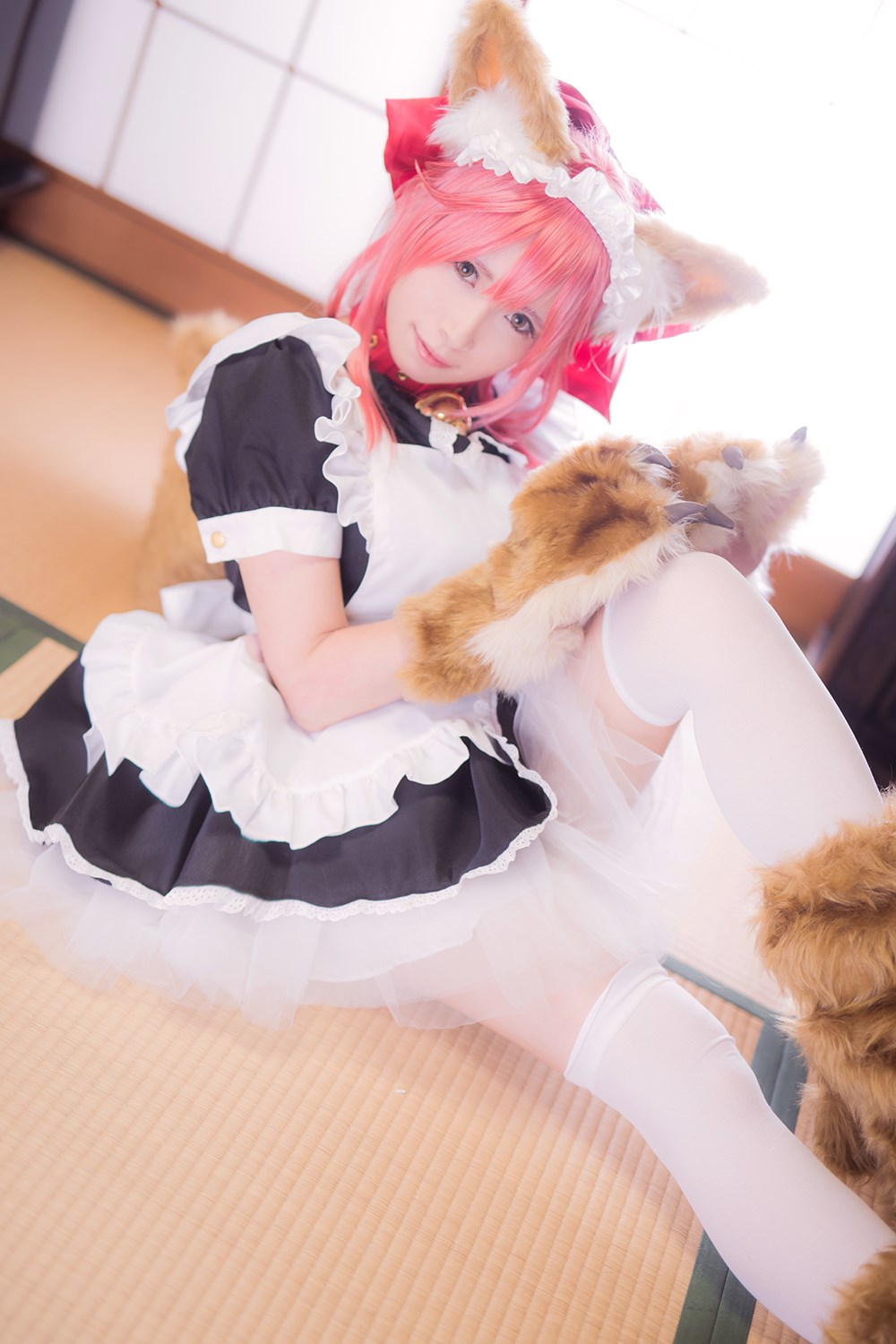 Cute cat play cosplay(31)