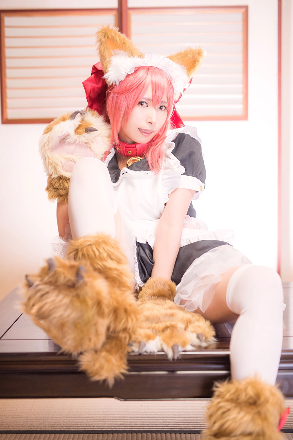 Cute cat play cosplay(40)