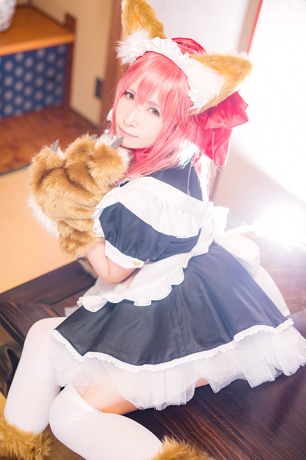 Cute cat play cosplay(47)