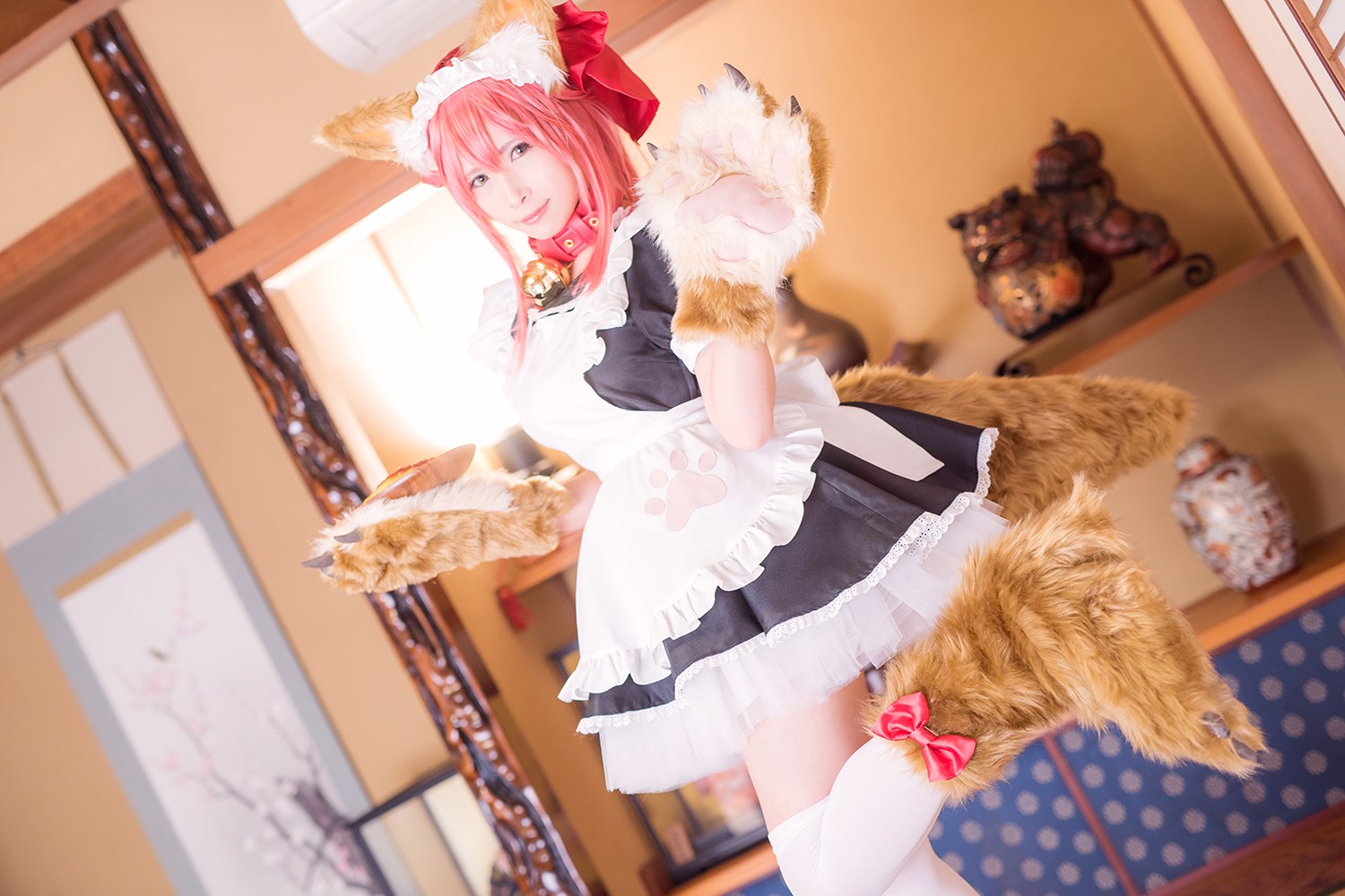 Cute cat play cosplay(56)