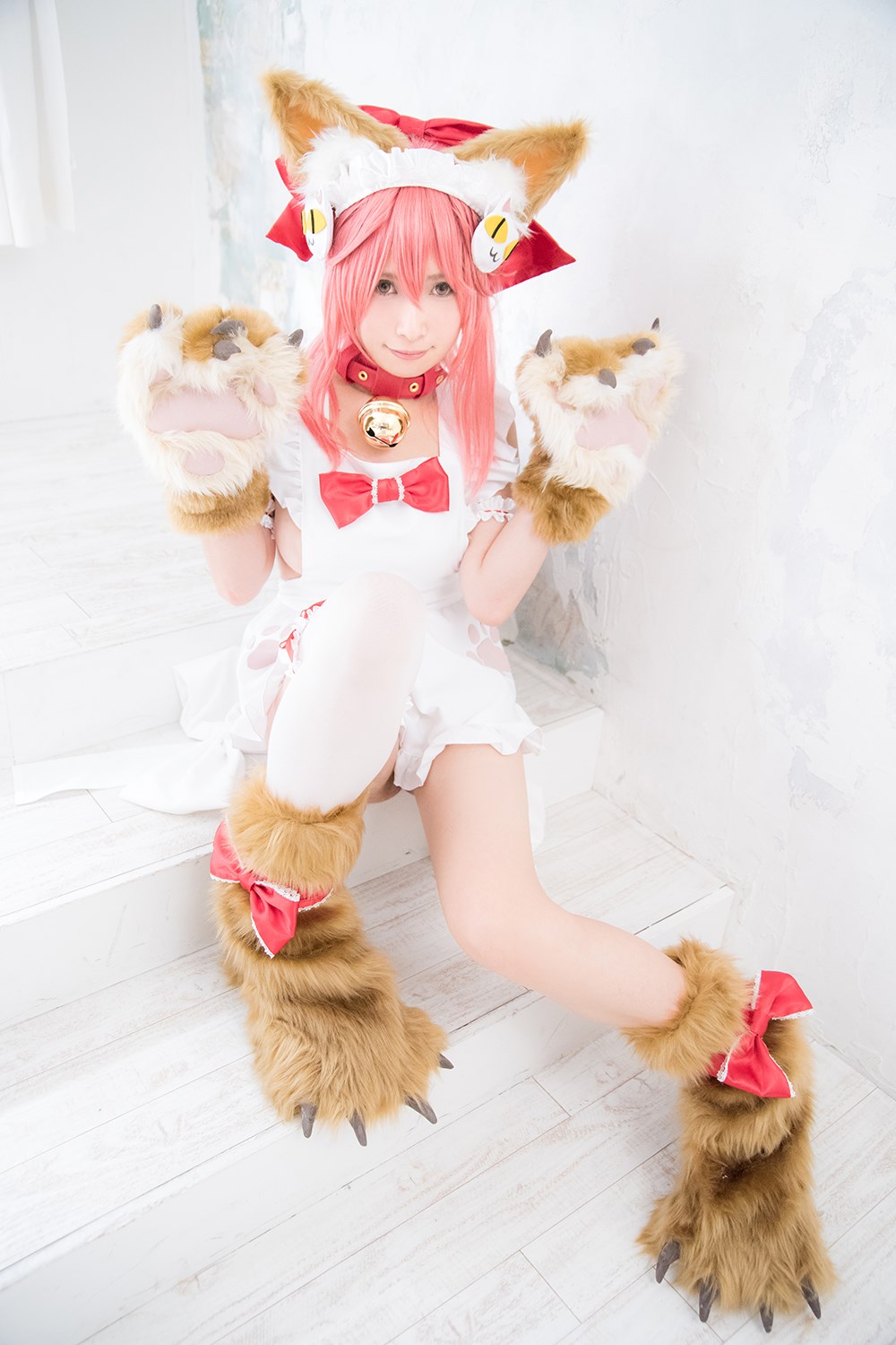 Cute cat play cosplay(95)