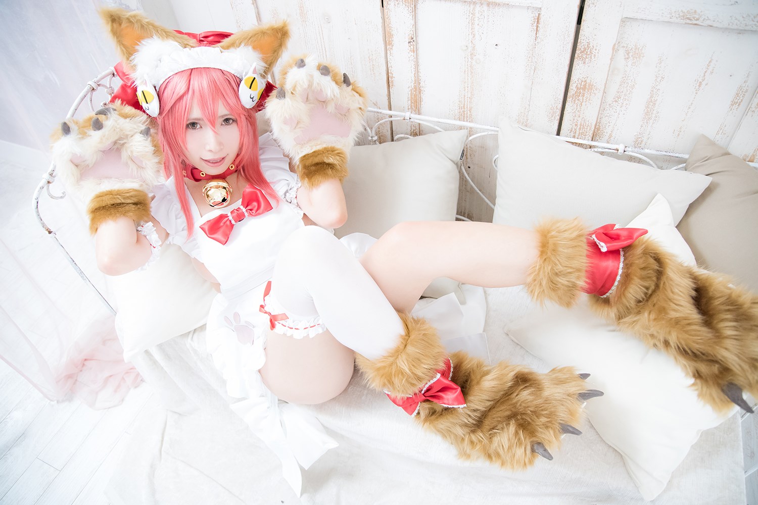 Cute cat play cosplay(108)