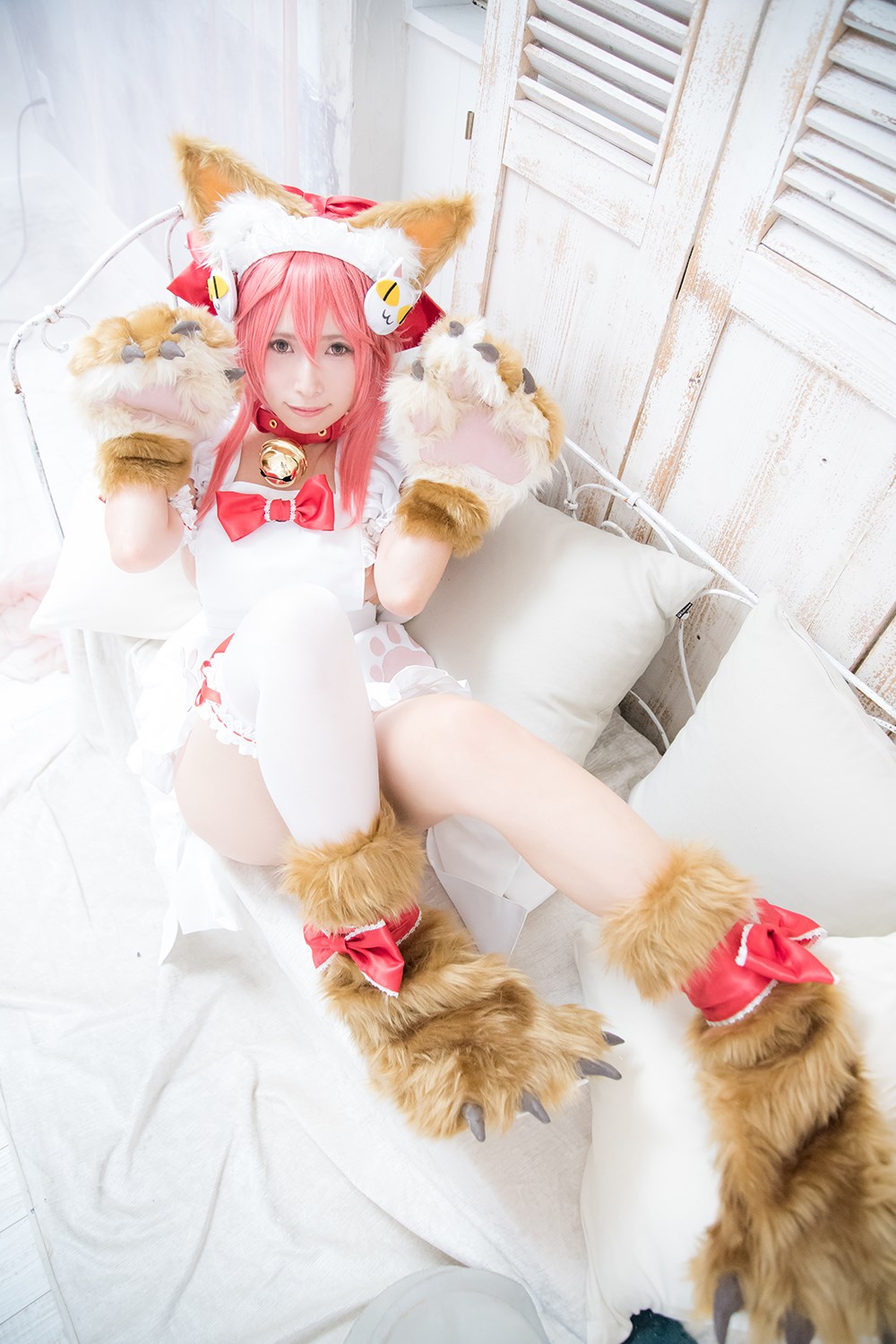 Cute cat play cosplay(109)