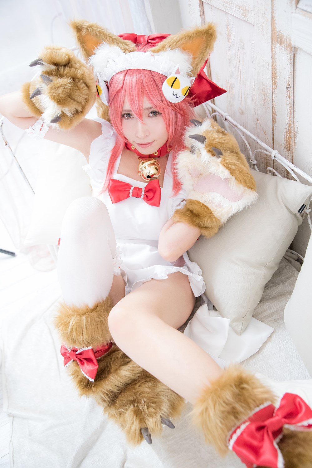 Cute cat play cosplay(111)