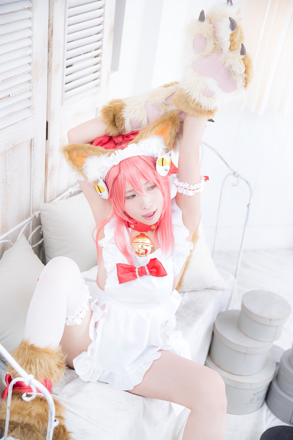 Cute cat play cosplay(138)