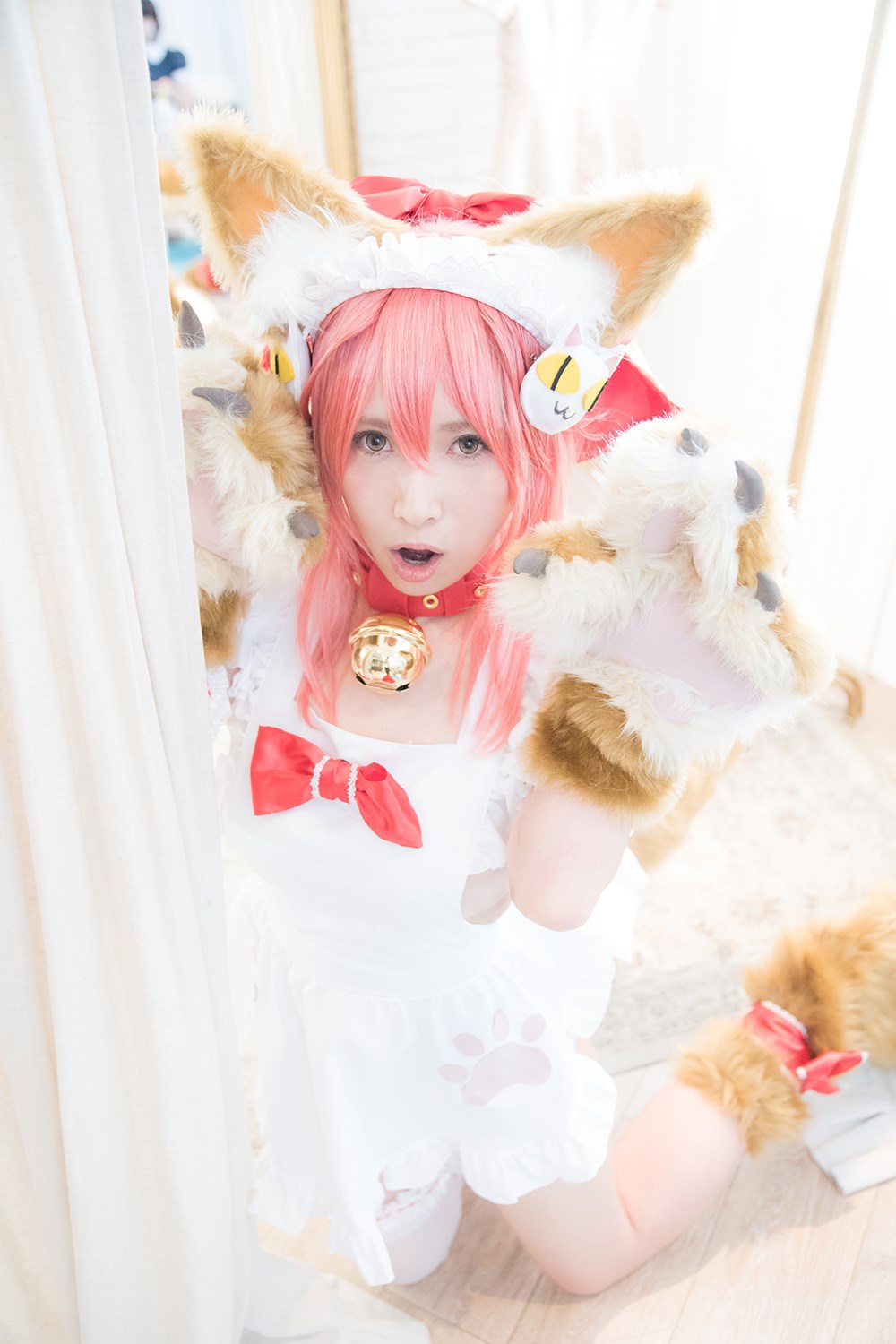 Cute cat play cosplay(151)